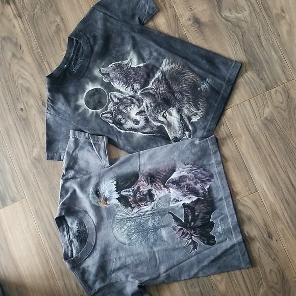 Wild Animals Tshirt Youth Small - Wolf - Picture 1 of 7